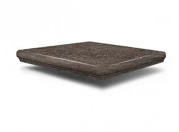 Ступень угловая  Frankfurt Eckflorentiner Erdbraun