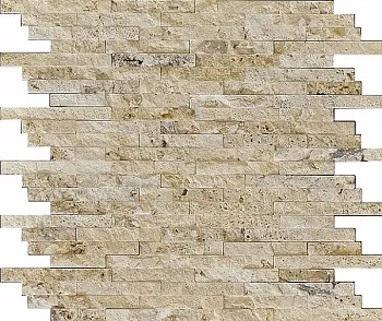 Мозаика FORT травертин чип 2х5 2х7.6 2х10