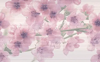 Плитка настенная Line Decor Gline Flores Lila