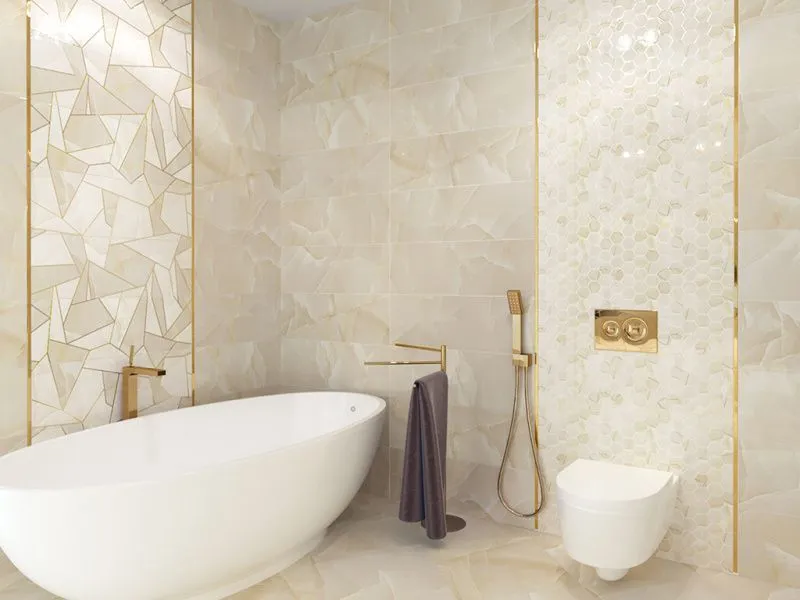 Керамическая плитка ONYX KARAMEL/TITAN от производителя Delacora –  фото