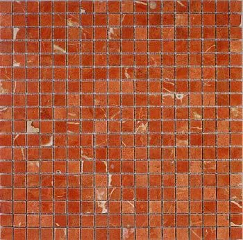 Мозаика ROJO ALICANTE 15x15x8 polished мрамор