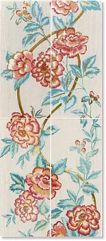 Панно COMP.4PZ VIV.ROSA/AZZ.FLORE.