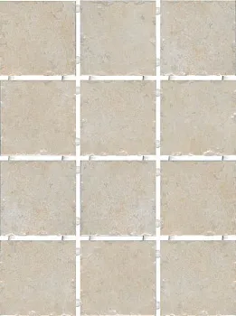 Настенная плитка 1256Т Каламкари беж, полотно 30х40 из 12 частей 9,9х9,9