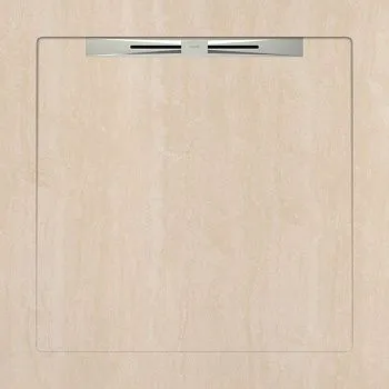 Керамический душевой поддон TRAVERTEN BIANCO - SLOPE LINE 90