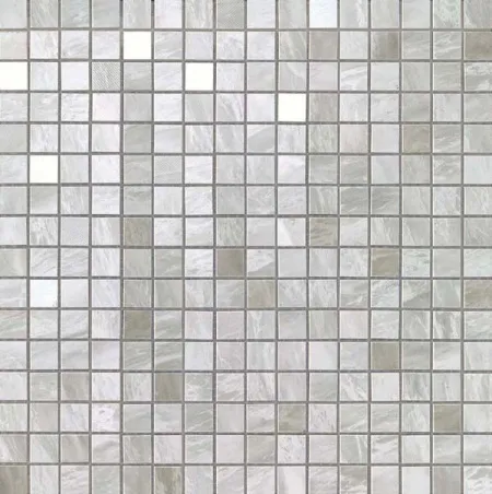 Мозаика настенная Marvel Stone Stone Bardiglio Grey Mosaic Q (9MQA) (изображение)