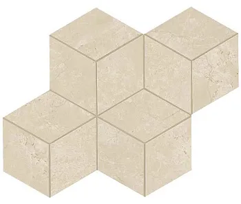 Мозаика керамогранит Marvel Stone Cream Prestige Mosaico Esag. Lapp. (AS2H )