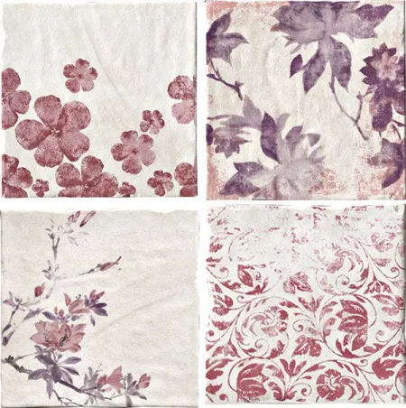 Декор Inserto Jardin S/4 Grigio (изображение)