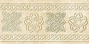 (Exagres) Декор подступенник STONE CREAM 15x33