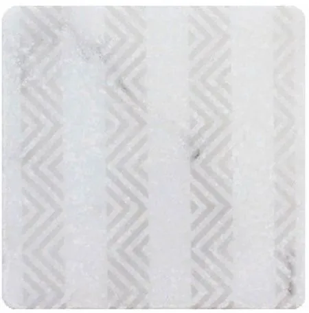 Декор WHITE MARBLE Motif №8 белый (изображение)