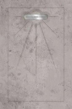 Керамический душевой поддон FIBRE GREY - MULTI LINEAR MASSIVE