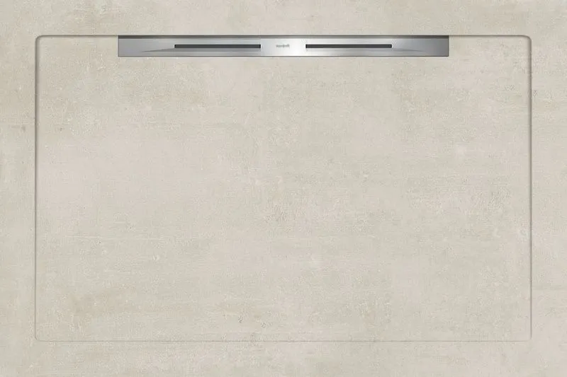 Керамический душевой поддон BETON CREAM SLOPE NOVA 120 (изображение)