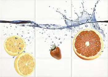 Декор Mono светло-бежевый апельсины (MY2M304D)