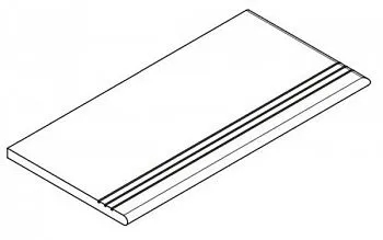 Угловая ступень Millennium X2 Black Gradino Round Dx Grip прав (620040000114)