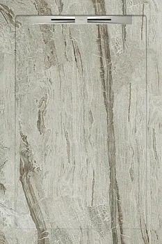 Керамический душевой поддон MISTO GREY - SLOPE LINE 120