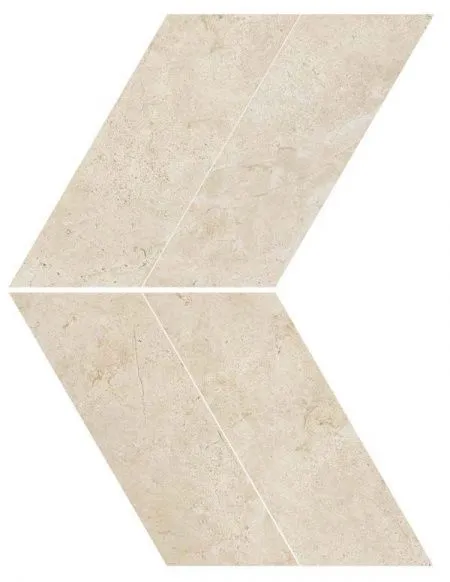 Мозаика керамогранит Marvel Stone Cream Prestige Chevron Lappato (AS1R) (изображение)
