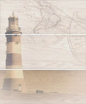 Настенное панно HGD\A14\3x\7146 Кампанелла Маяк (3 части)