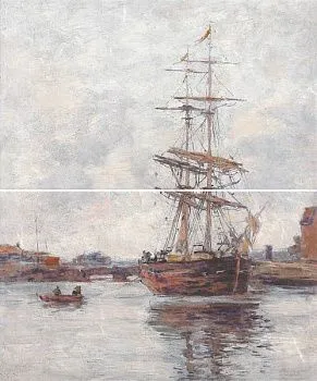 Панно Normandie blue panno 02 (комплект из 2 шт)