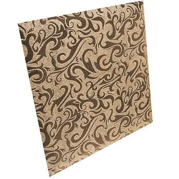 Квадратная зеркальная рыжая плитка Алладин-4 КЗРАл-4