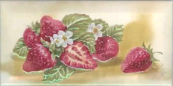 Декор Retro Fresas Cocina клубника