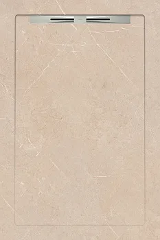 Керамический душевой поддон ARMONI BEIGE - SLOPE LINE 80
