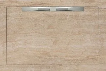 Керамический душевой поддон TRAVERTEN GOLD - SLOPE NOVA LINE 120