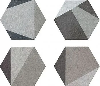 Керамогранит HEXTANGRAM FABRIC GREY