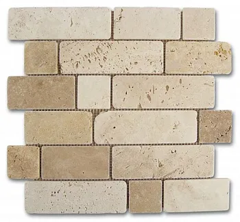 Мозаика Mosaico Travertino Brick (184996)