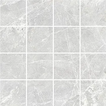 (Vitra) Мозаика Marmostone K9513758LPR1VTE0   Светло-серый Лаппато R9 Ректификат