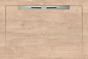 Керамический душевой поддон OAKWOOD LIGHT BROWN - SLOPE NOVA LINE 120