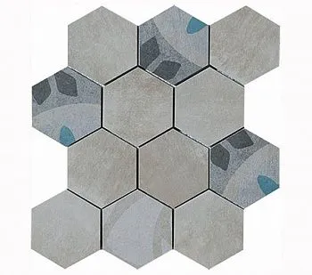 Керамогранит SHADE CARPET ESAGONA GHIACCIO