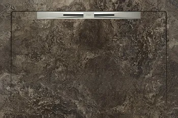 Керамический душевой поддон FOSSIL BROWN - SLOPE LINE NOVA 120