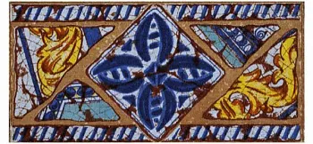 Вставка-подступенник gr4. LA BALMA AZUL