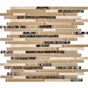 Мозаика PIX 729 из мрамора и стекла (10x48/98/148)