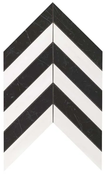 Мозаика настенная Marvel Stone Chevron Warm Wall (9SCW) (изображение)