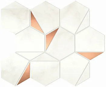 Мозаика Marvel Shine Calacatta Delicato Gold Hex Shiny (A4WT)