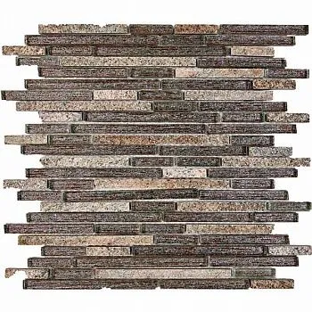 Мозаика PIX 726 из мрамора и стекла (10x48/98/148)