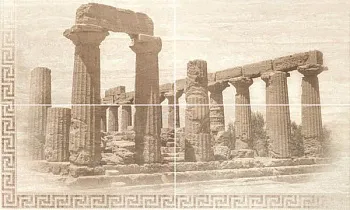 Панно Itaka beige panno 04 60х100 (комплект из 4 шт)