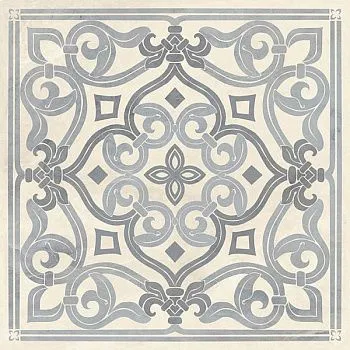 Керамогранит SG616302R Малабар орнамент серый лапп. (11мм)