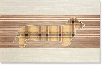 Декор A03/6131 Такса желтый