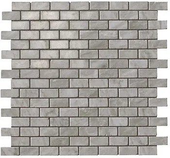 Мозаика керамогранит Marvel Stone Bardiglio G. Mosaico Lapp. Burattato (AS33)