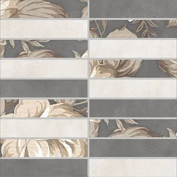 Мозаика Fiori Grigio разноцветная 1932-0012