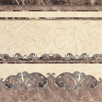 Бордюр напольный Domicia Cenefa quantum crema