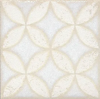 Напольная вставка STG\B401\1266H Амальфи орнамент белый