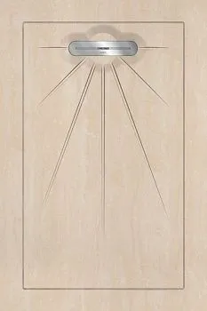 Керамический душевой поддон TRAVERTEN BIANCO - MULTI LINEAR MASSIVE