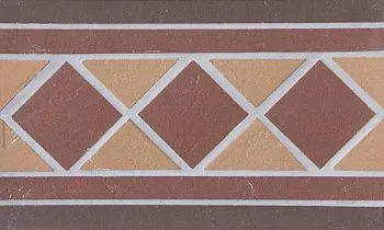 Подступенник мозаичный Square/Квадрат из клинкера (на сетке)