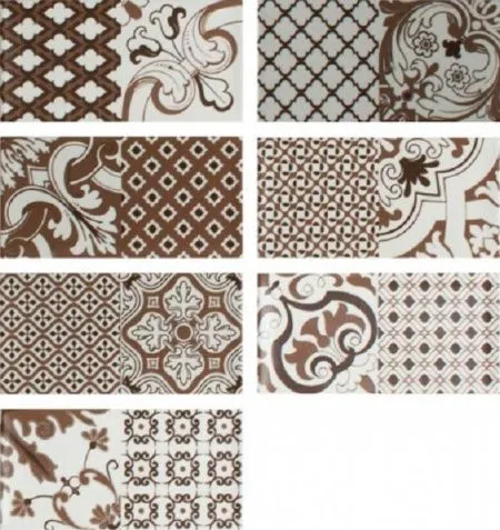 Настенная плитка Artisan Gredos Hueso Decor Mix Mate (изображение)