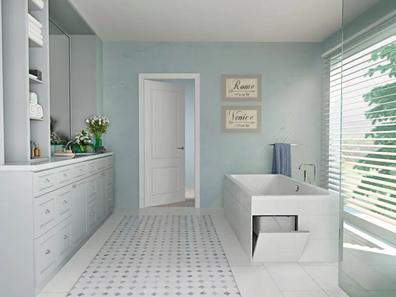 Аксессуары Сантехнический люк под плитку САНТЕХНИК от производителя Alkraft –  фото