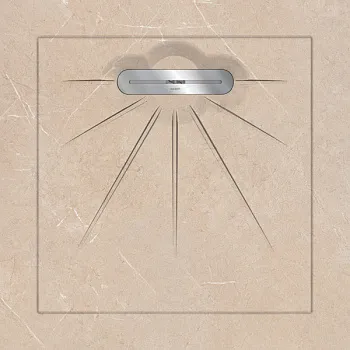 Керамический душевой поддон ARMONI BEIGE - MULTI LINEAR MASSIVE 90