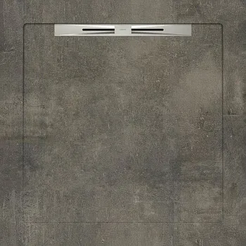 Керамический душевой поддон BETON ANTHRACITE - SLOPE LINE 90