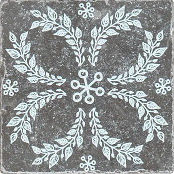 Декор BLACK MARBLE Motif №5 черный